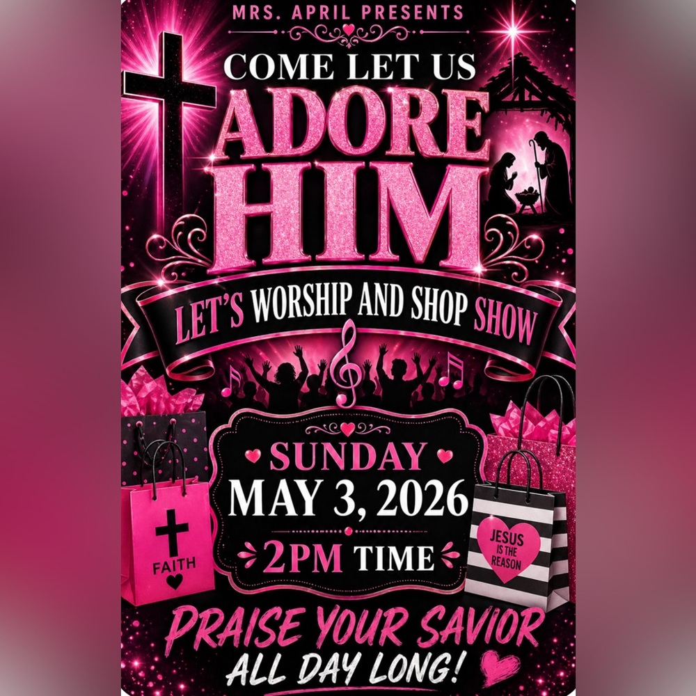 COME AND BE BLESS, MAY 3,2026 @ 2PM